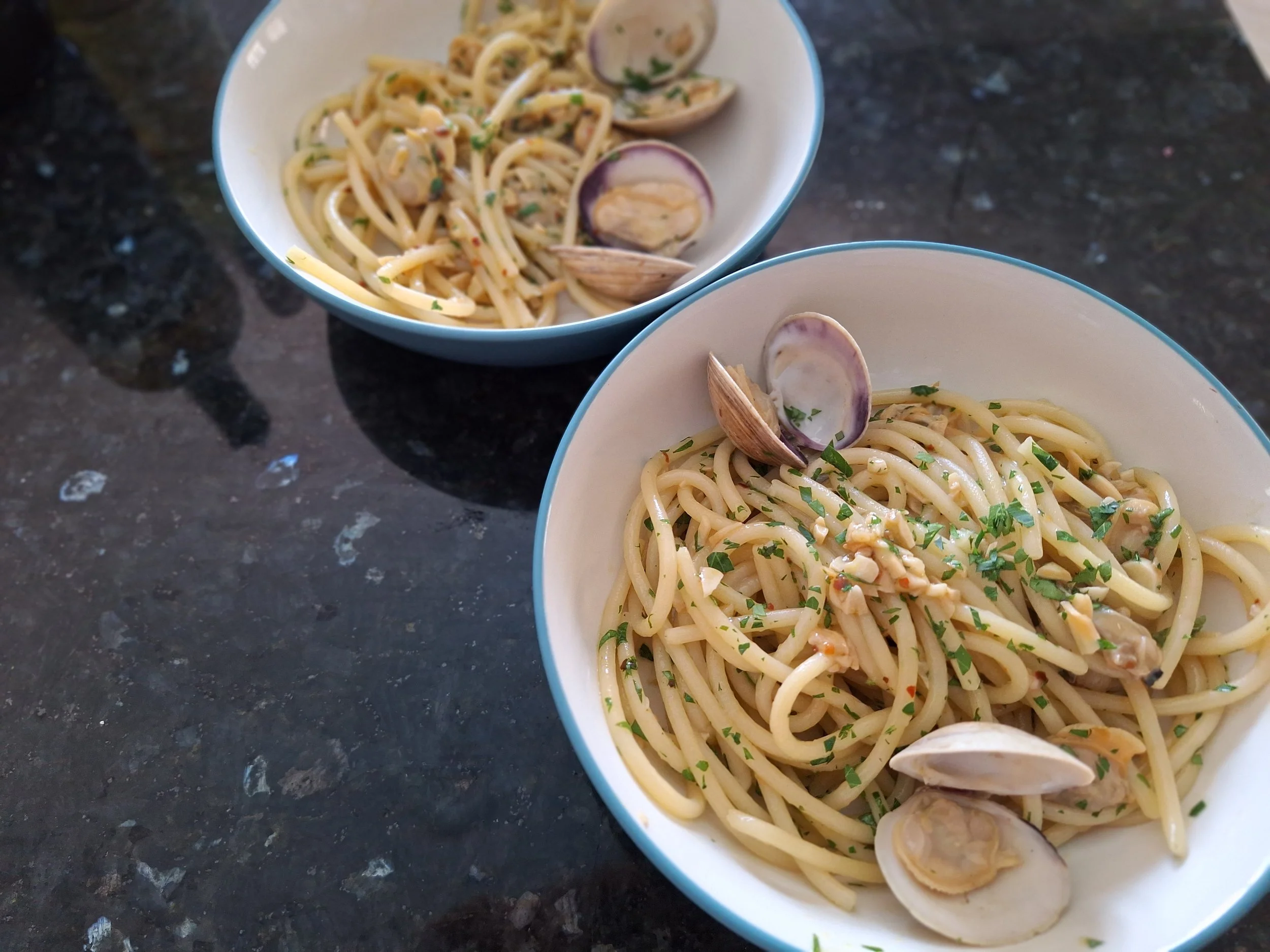 Bucatini alle Vongole / Bucatini with Clams