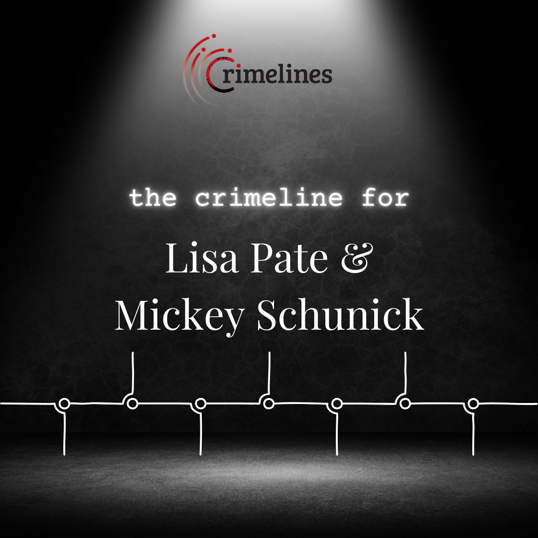 Mickey Schunick and Lisa Pate Crimeline