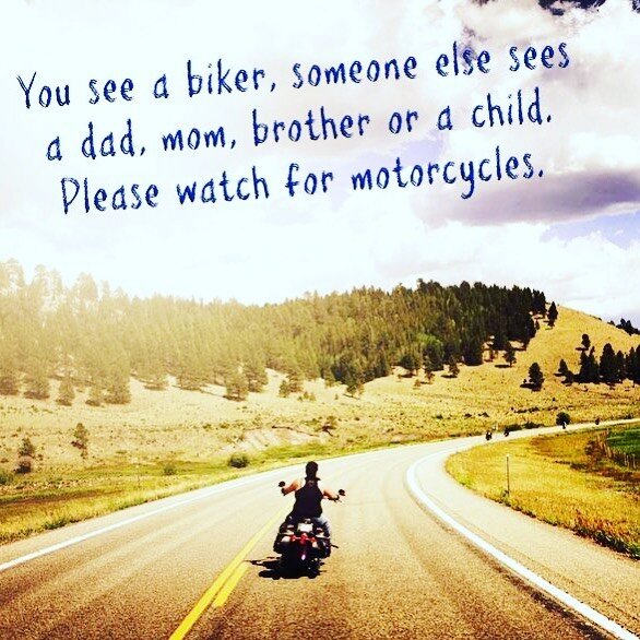 May is Motorcycle Awareness Month: Look Twice and Save a Life! 
#motorcycleawareness #looktwicesafealife #soultosole #bekind