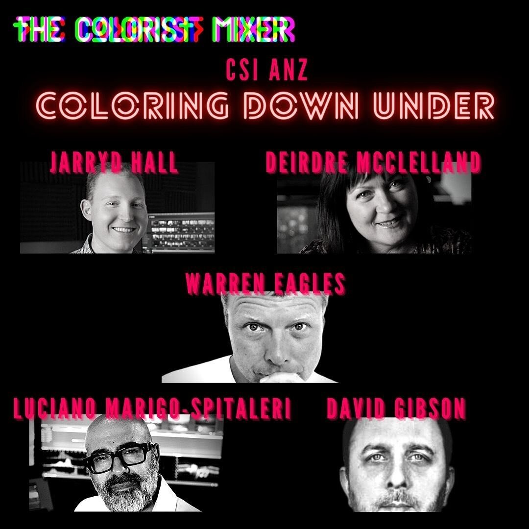 This weekend alongside fellow CSI colourist mates down under we'll be hosting an hour session on the 24 hour 
Colorist Mixer @coloristmixer! We'll be live 5-6pm Sydney/Melb time. We've got a fun session planned and I'm told there's lots of pretty fan