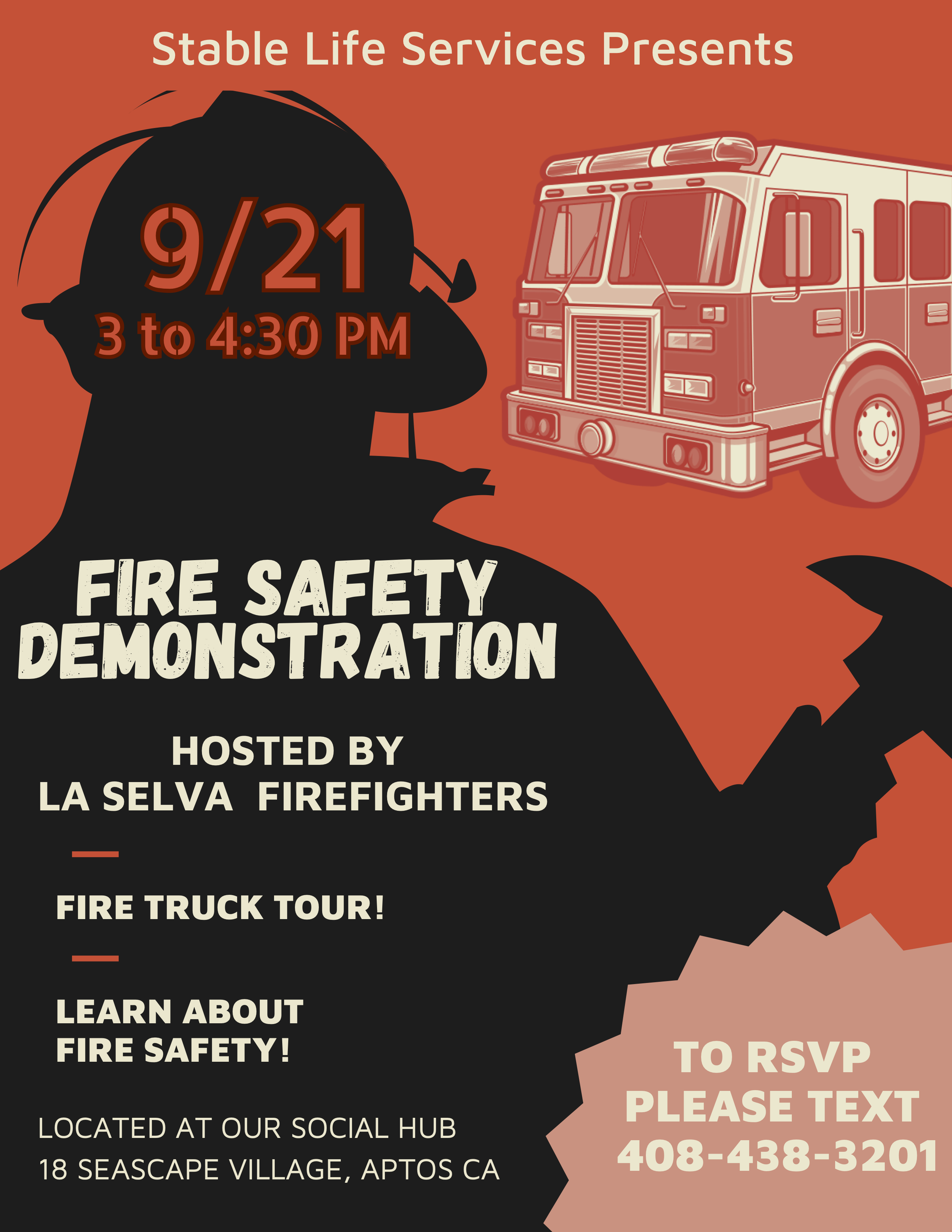 Fire Safety Demonstration! — Stable Life Services