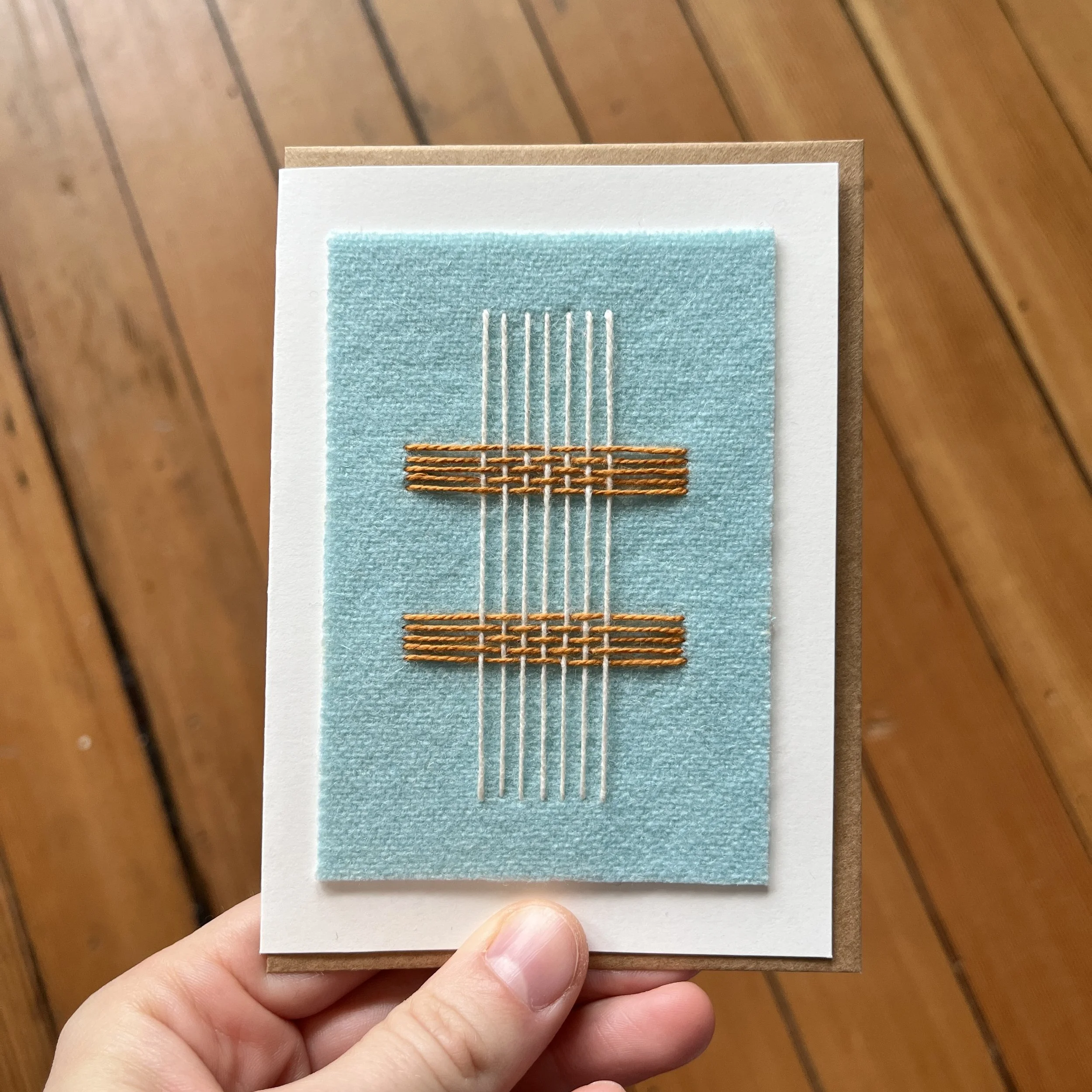 Woven Lake 1 Card 3.5" x 5"