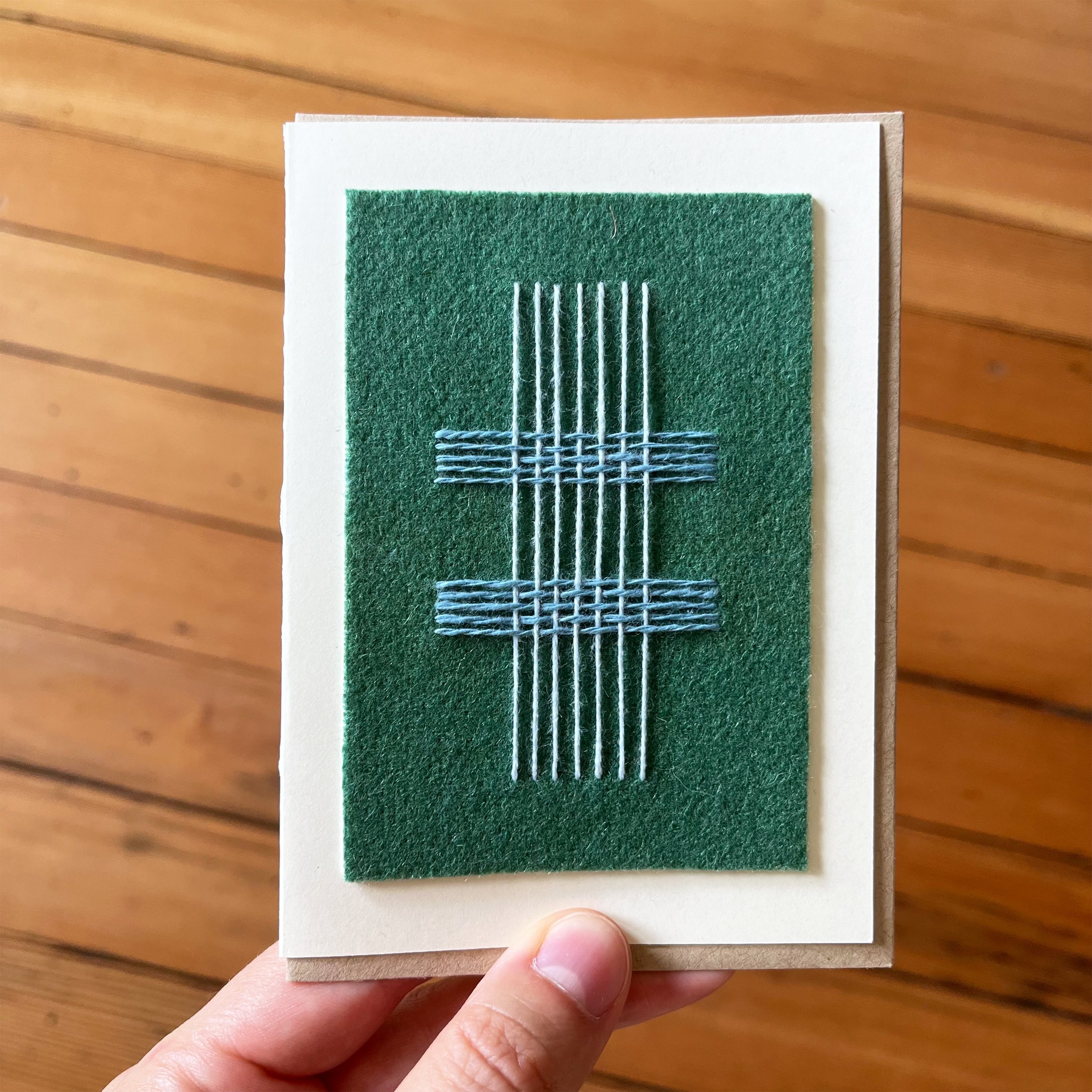 Woven Juniper Card 3.5" x 5"