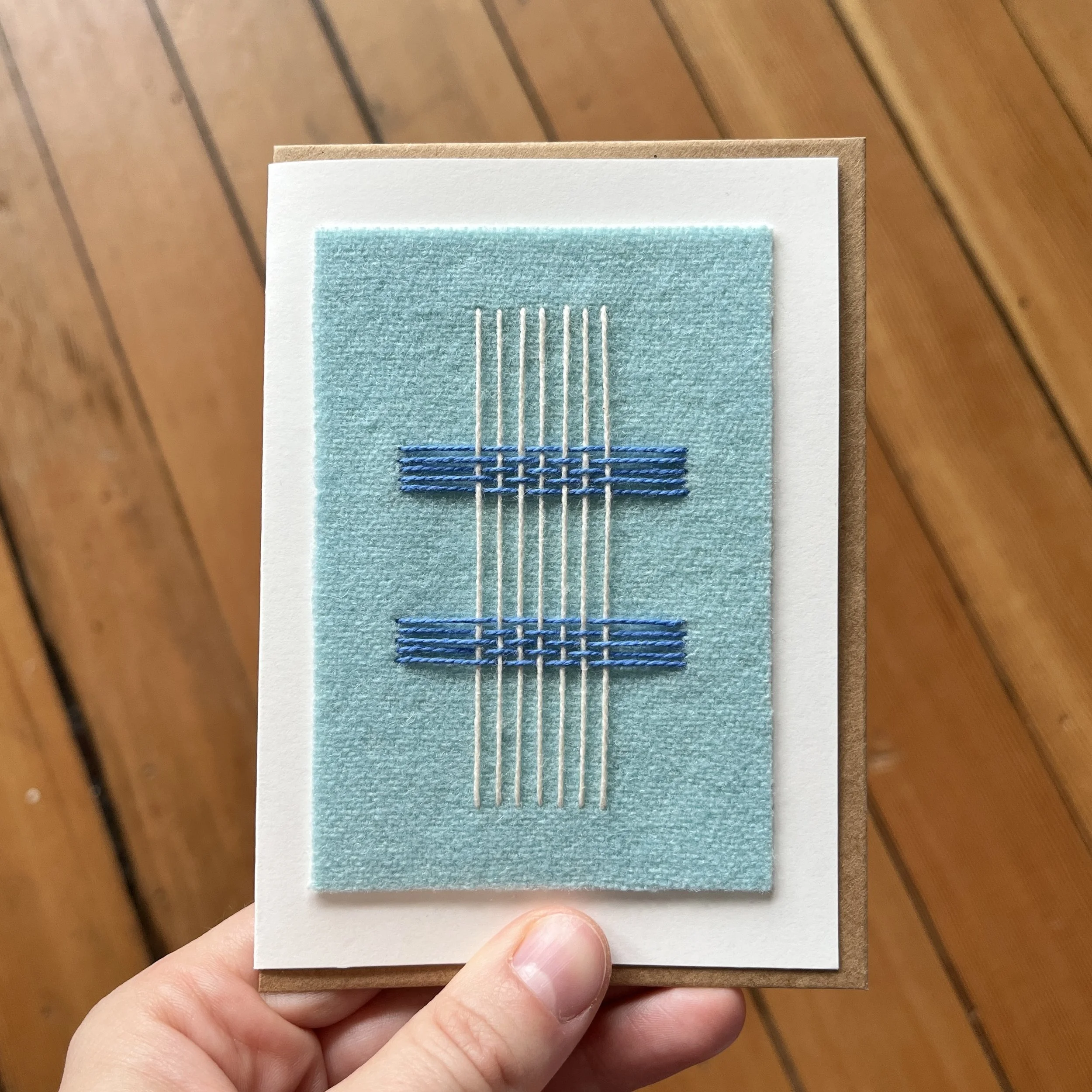 Woven Lake 2 Card 3.5" x 5"