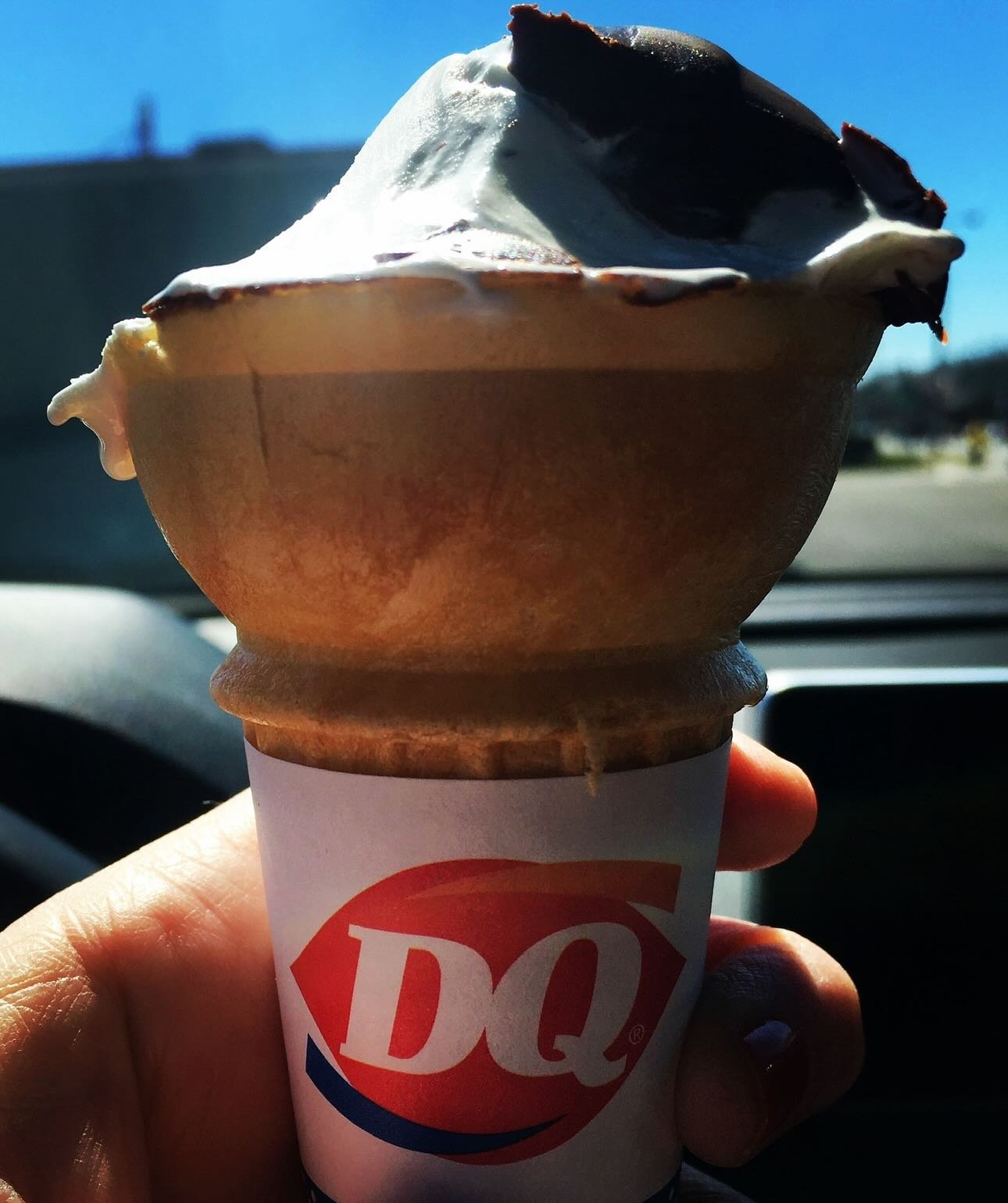 Dad called a DQ dipped cone a &ldquo;Dip-Top-Eat-It-All&rdquo; and as kids, we thought that&rsquo;s how we had to order them. 😂

Every year I look forward to the first one and always take a pic! What&rsquo;s your favorite summer treat? 

#icecream #