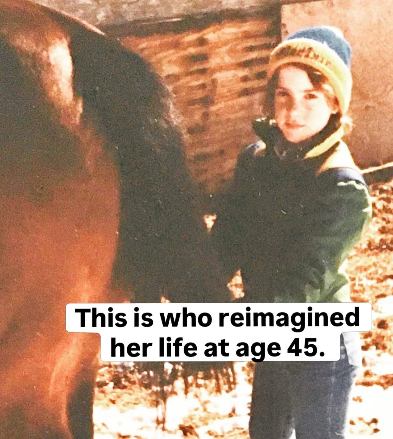 She had the instincts.
I finally trusted them.

#thisiswho #latebloomer