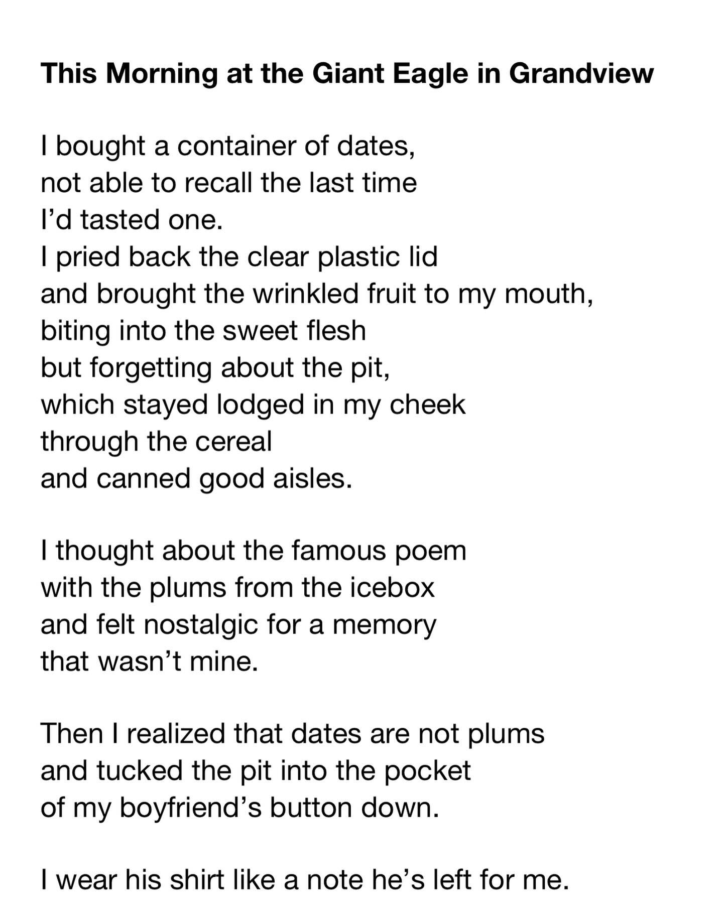 April is National Poetry Month. 
Here&rsquo;s one from my book. 🤍