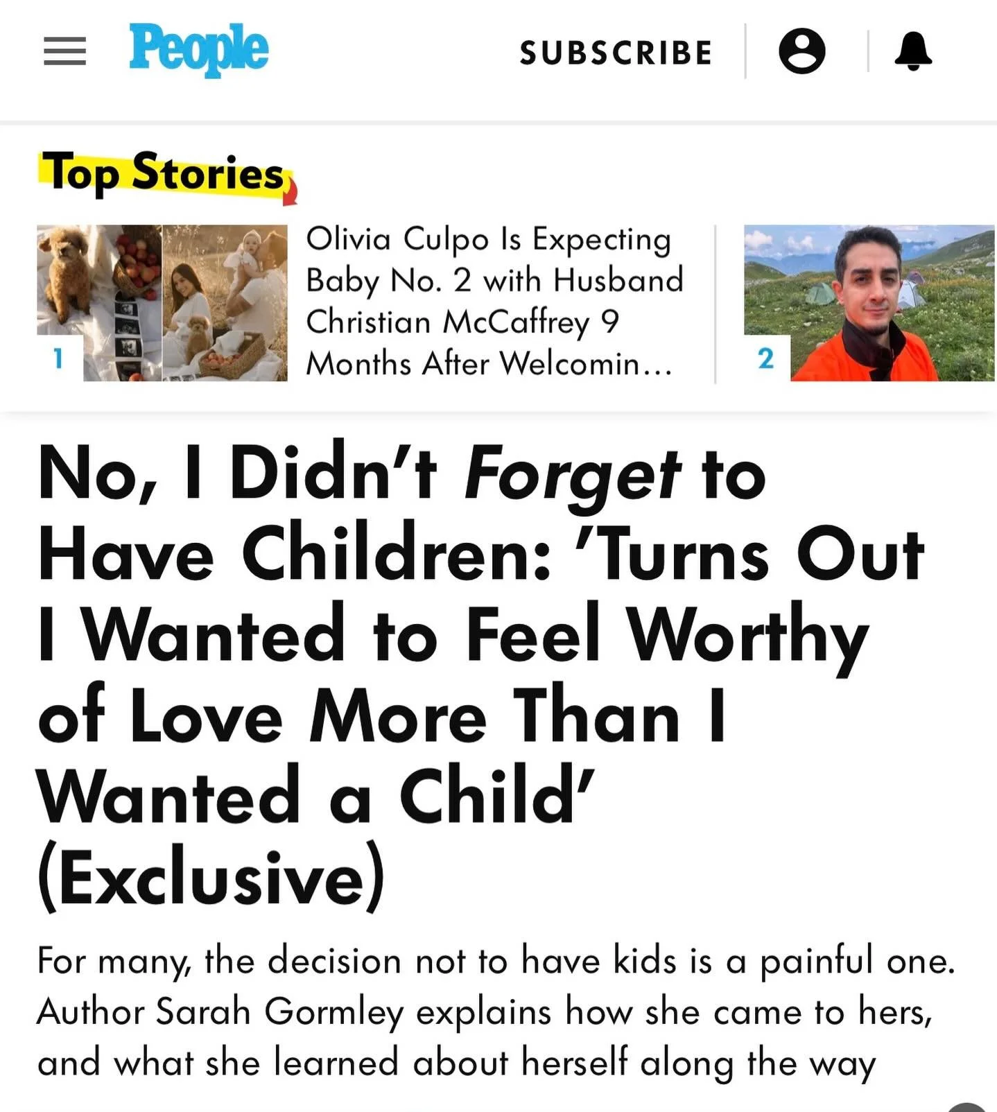 Re-sharing this before Mother&rsquo;s Day because I have a feeling someone here might need to read it this weekend.

Grateful to @people for publishing this piece last year.  Link in bio.