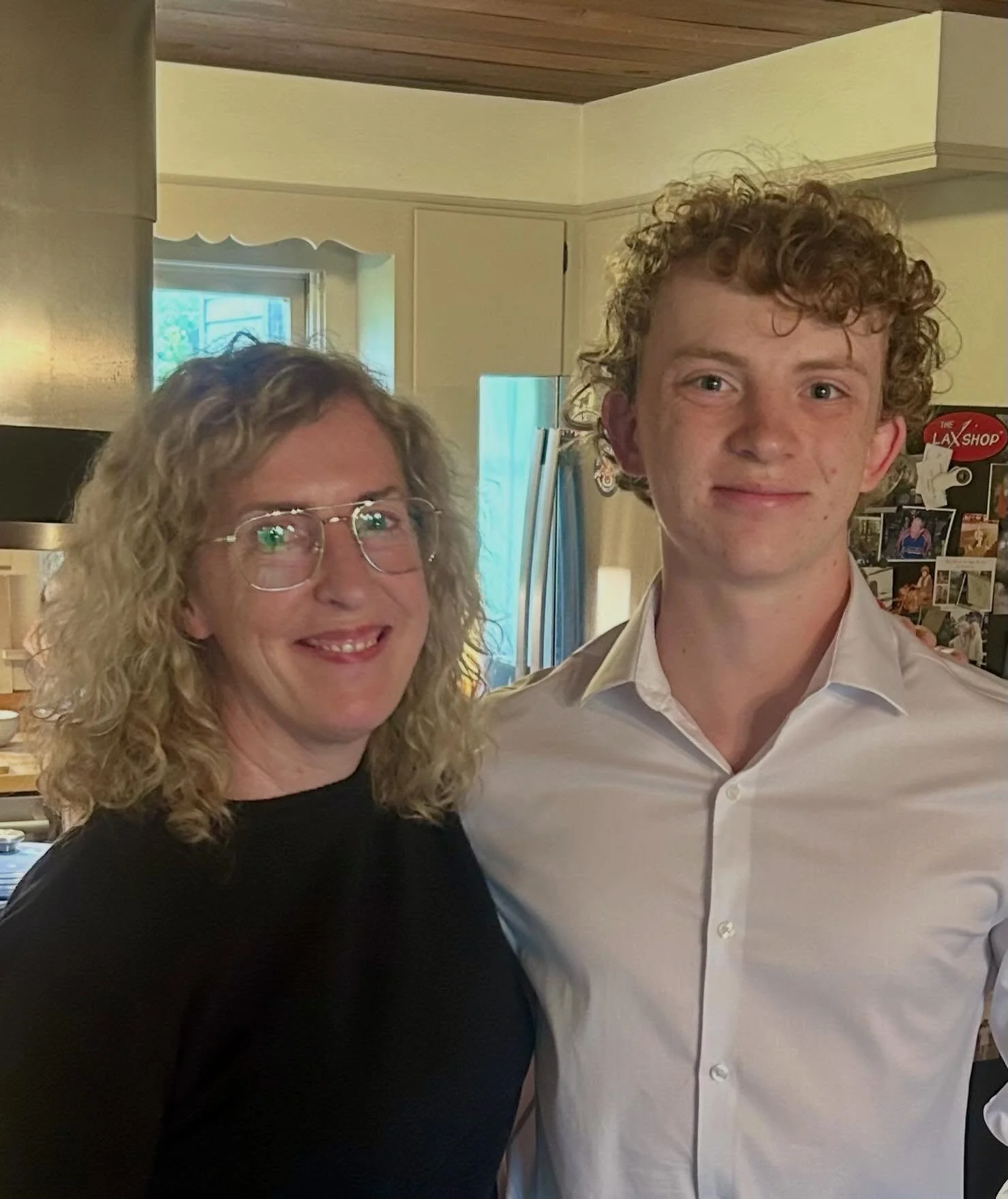 Whew. It&rsquo;s kinda dusty.

Joseph Aloysius Gormley IV graduates from high school tonight. My gawd, he&rsquo;s a cool kid.

And the Seth Thomas clock hasn&rsquo;t kept the right time since 1978 (?), but somehow we all grew up listening to that sam