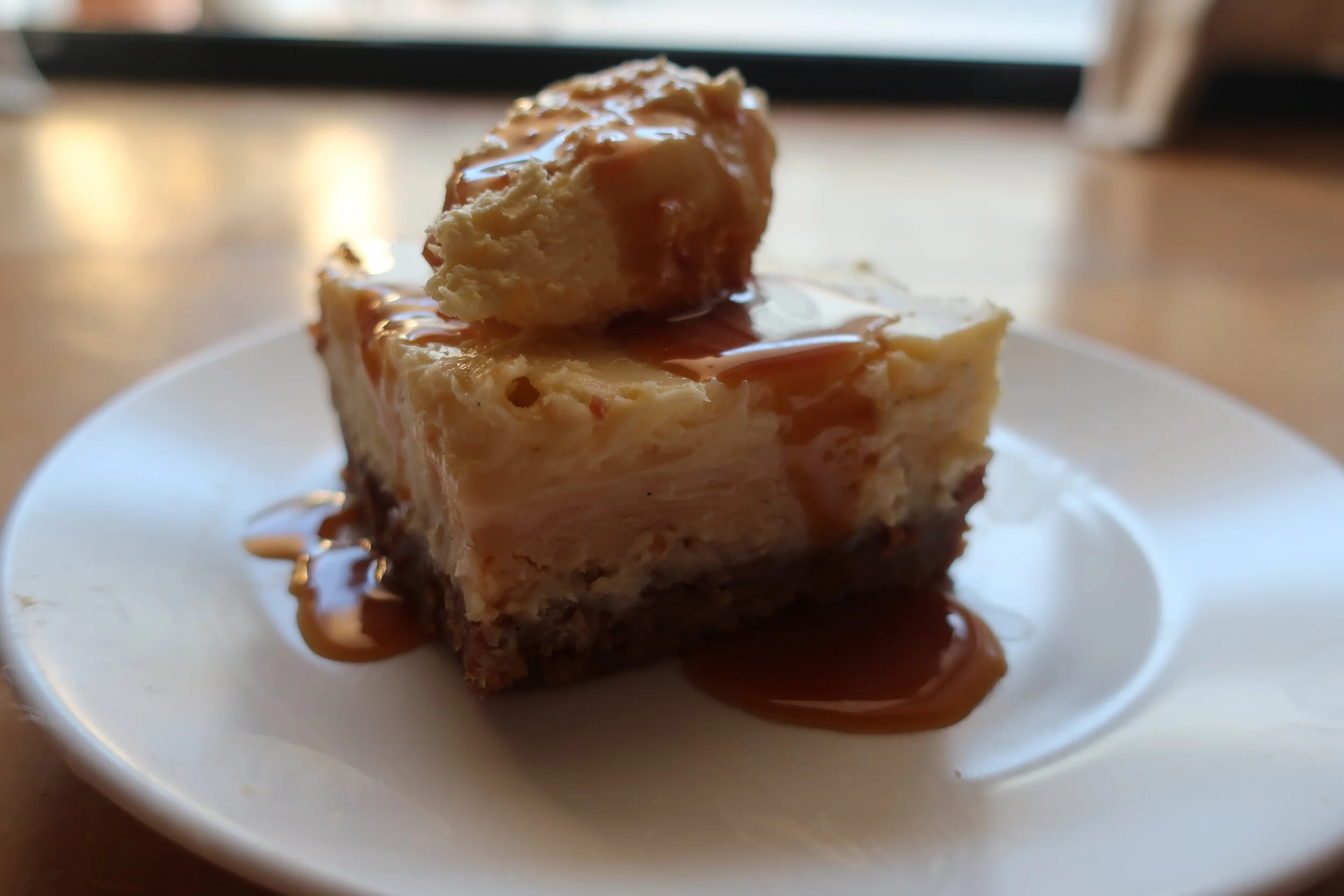 Baked Cheesecake Slice