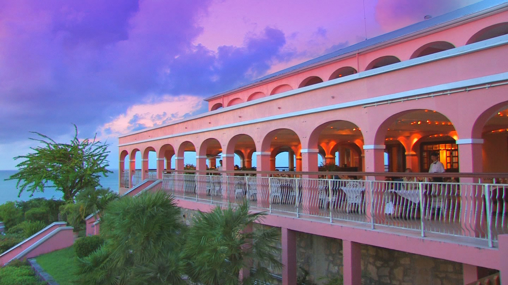Restaurant View by NIght Courtesy of Steve Simonsen Photography