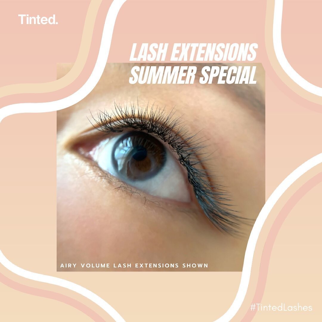 For the month of June &amp; July, our lash extensions are all 100HKD off!  Book in advance to reserve your spot 🗓﻿
﻿
Talk to our lash artist to customize your design.  Longer extensions applied at the outer edges created this cat eye design pictured