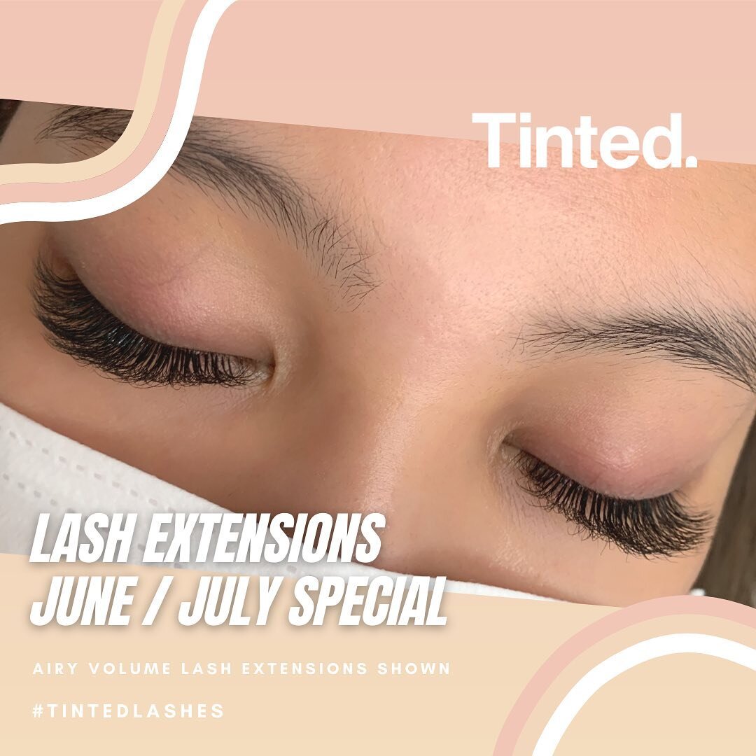💡Last chance to take advantage of our summer lash offer!  We are taking $100 off any full set of lashes for the remaining month of July. 📲 Book one of our four styles and talk to our artist to customize your design!
⁡
#TintedLashes
⁡
#lashesonpoint