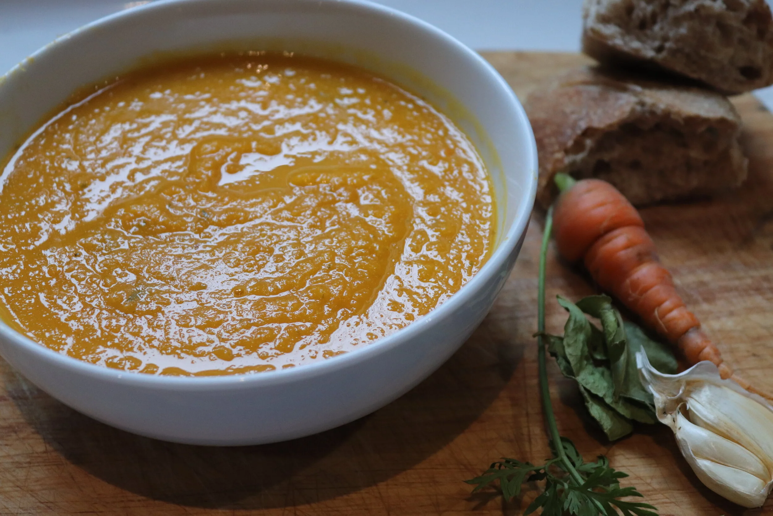 Thai Carrot and Sweet Potato Soup 