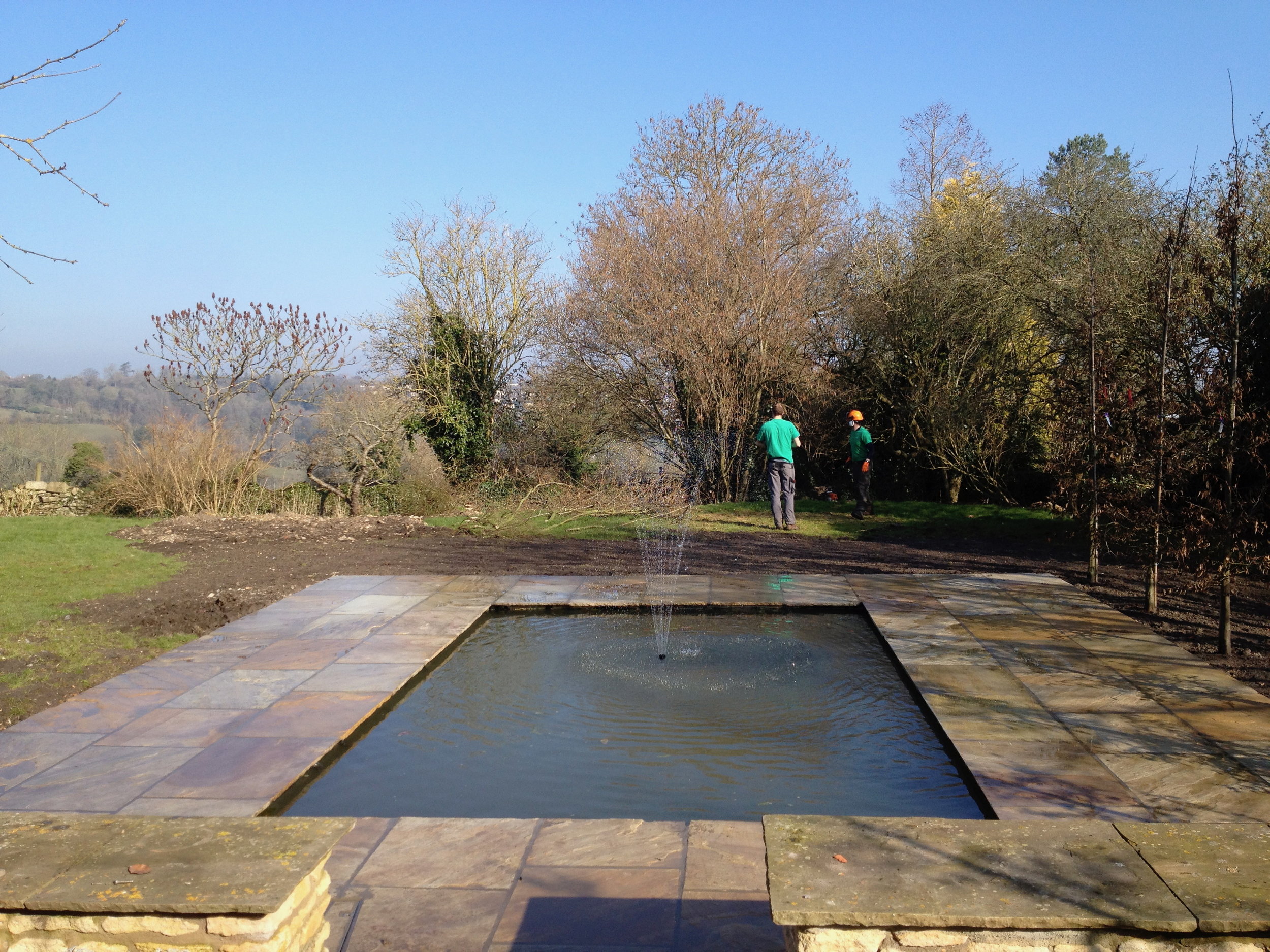 The structure almost complete, just lots of bed preparation and planting to go .....