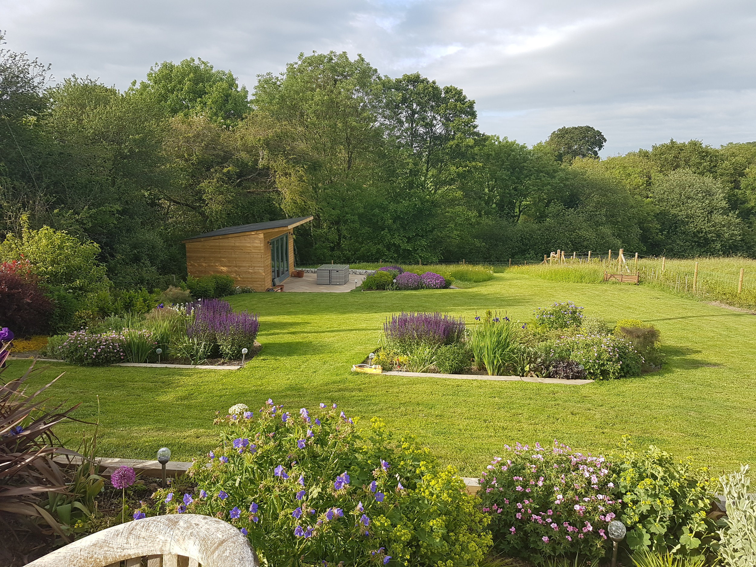 A year on and the garden looks incredible!