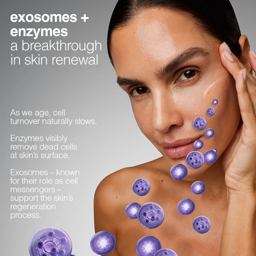 ExosomeExfoliant_PDPTiles_Final_WithCopy_4_ModelShotwithExosomes_SkinInsights.webp