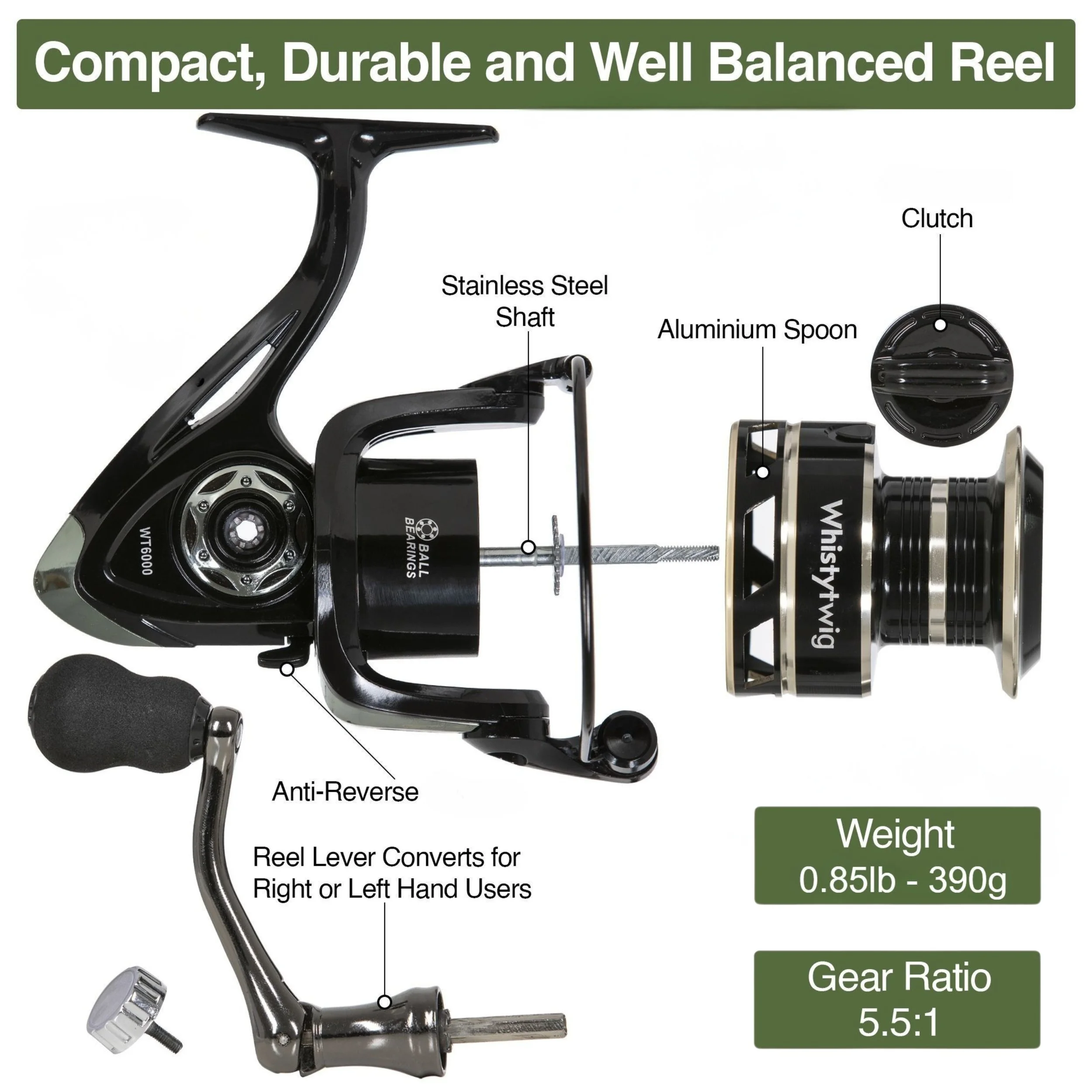 Spinning Fishing Reel - WT6000