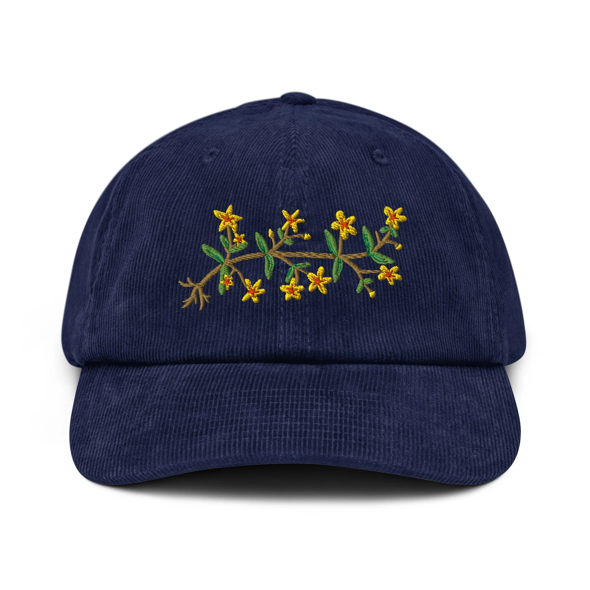 Corduroy St. John's wort hat