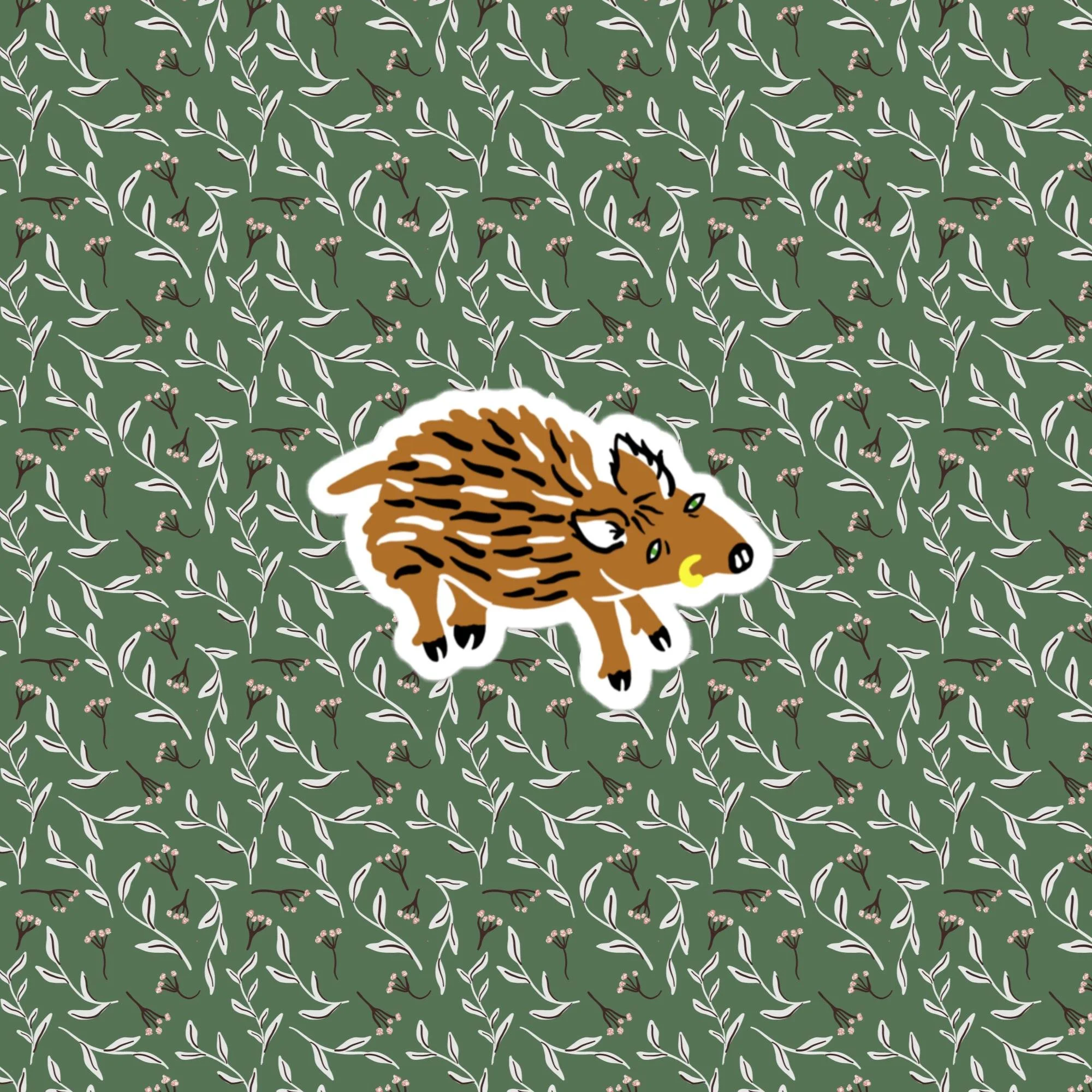 Wild boars sticker