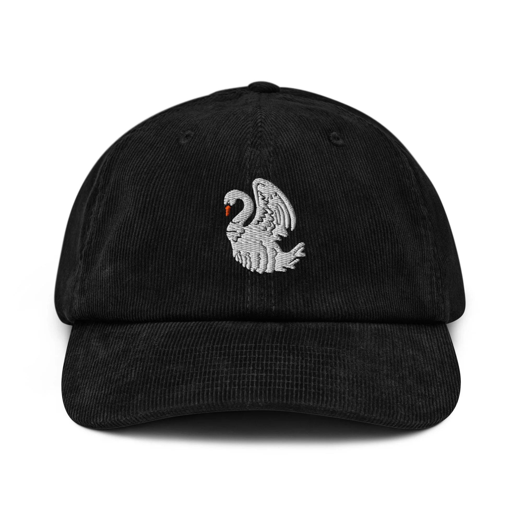 Corduroy swan hat