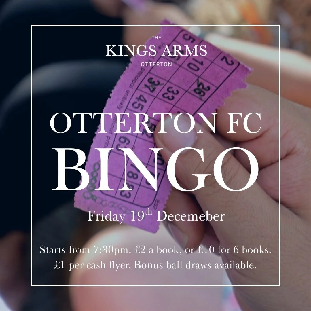Otterton FC Bingo Night