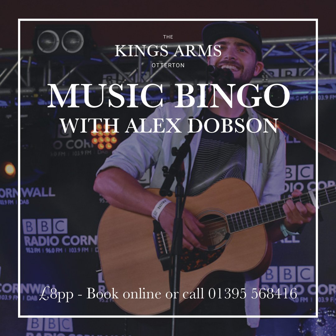 Music Bingo with Alex Dobson