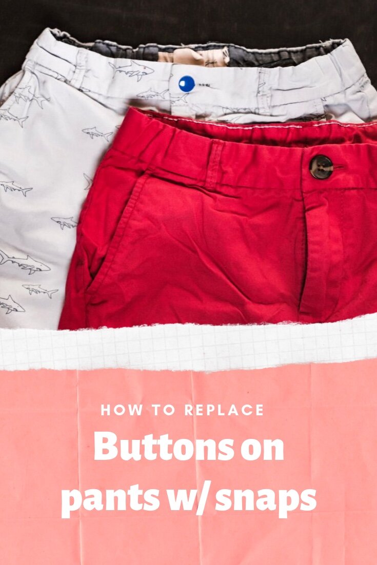 DIY - How To Replace Buttons With Snaps — Amber Nycole
