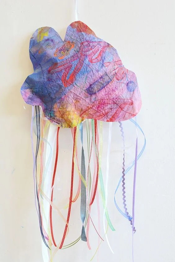 June 18: Pre-K Puffy Rainbow Cloud