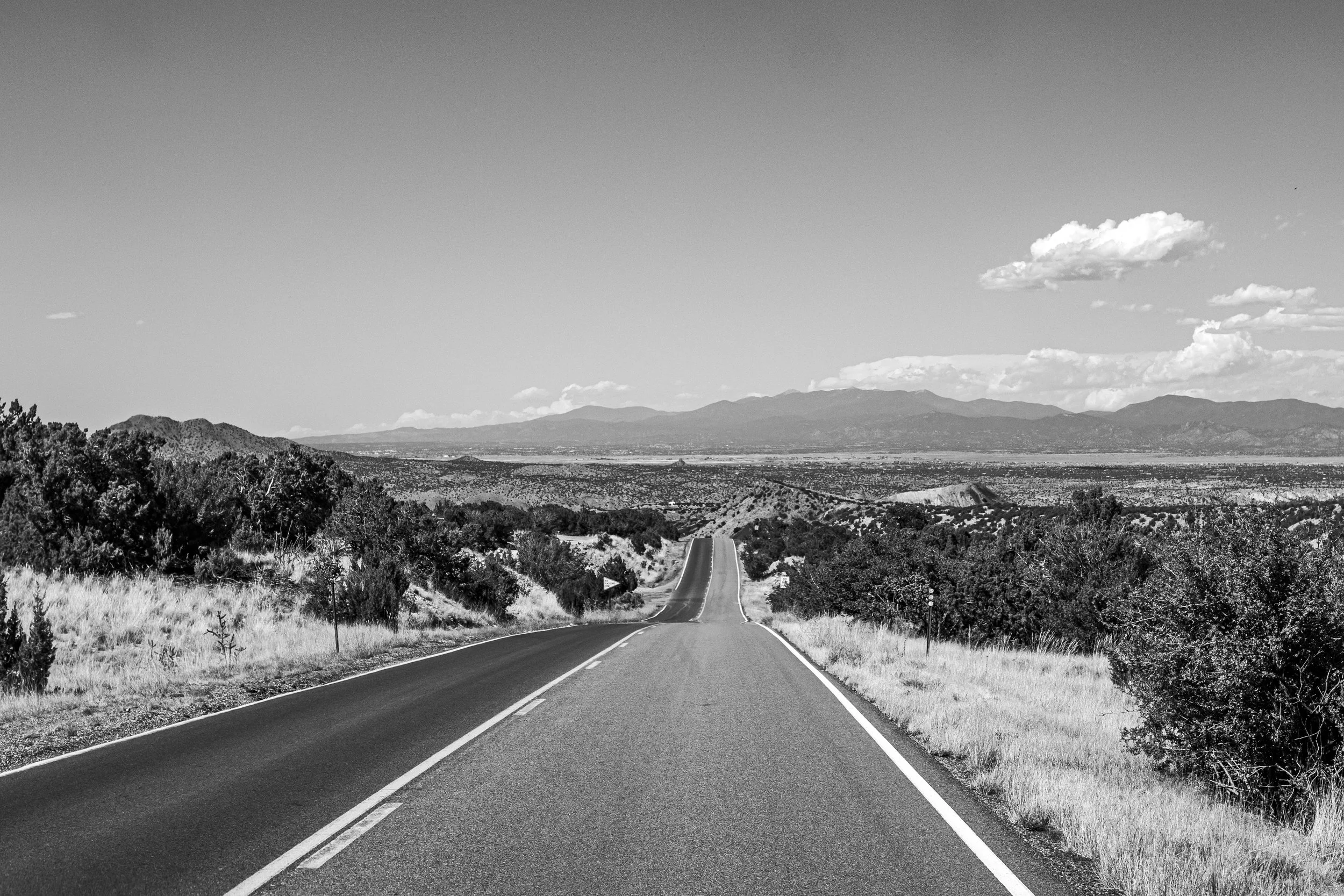   Somewhere between Albuquerque and Santa Fe. New Mexico, 2023.  