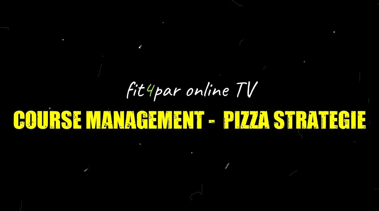 COURSE MANAGEMENT – Die PIZZA Strategie