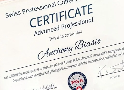 Swiss PGA Advanced Diplom