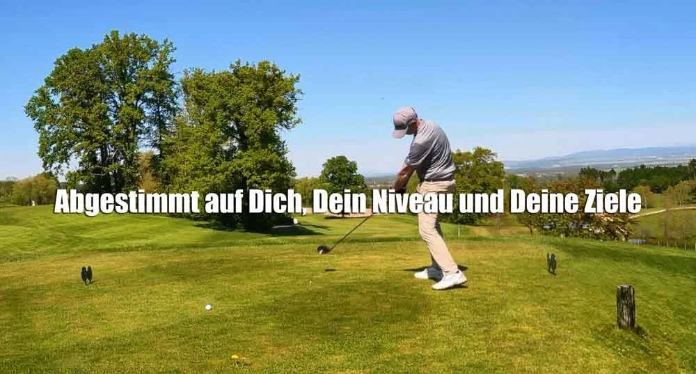 FIT4PAR Golf Coaching mit Anthony C. Biasio auf dem Platz