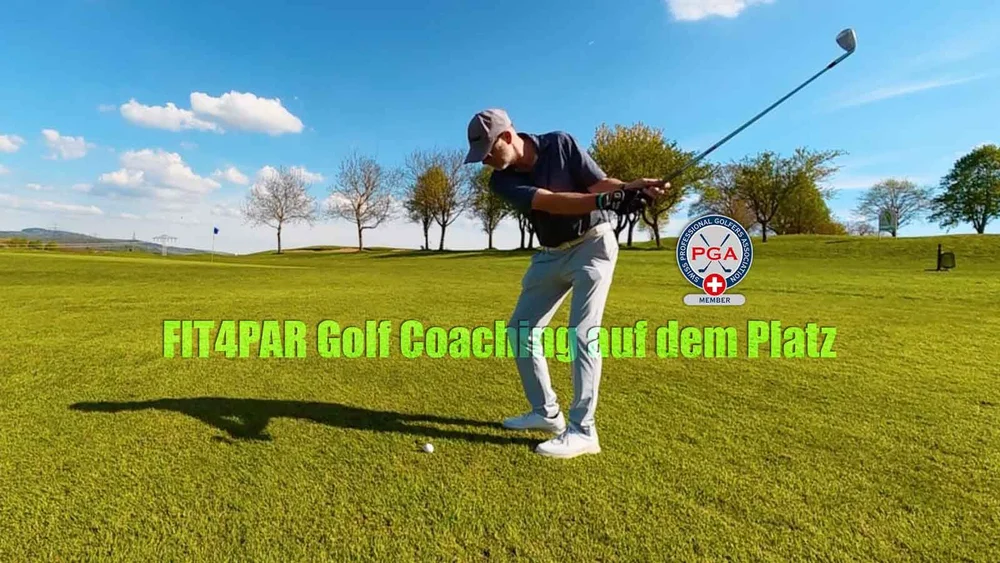 FIT4PAR Golf Coaching auf dem Platz mit Anthony Biasio