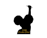 Black background with the text '5210 Freedom School' in yellow.