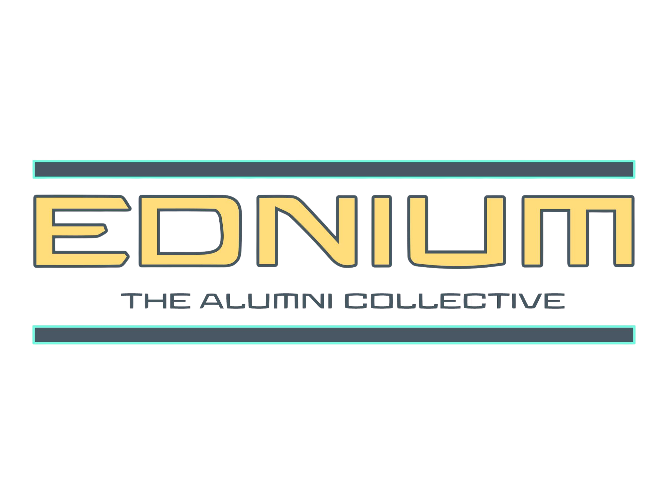 Logo with the word 'EDNIUM' in stylized yellow and blue text.