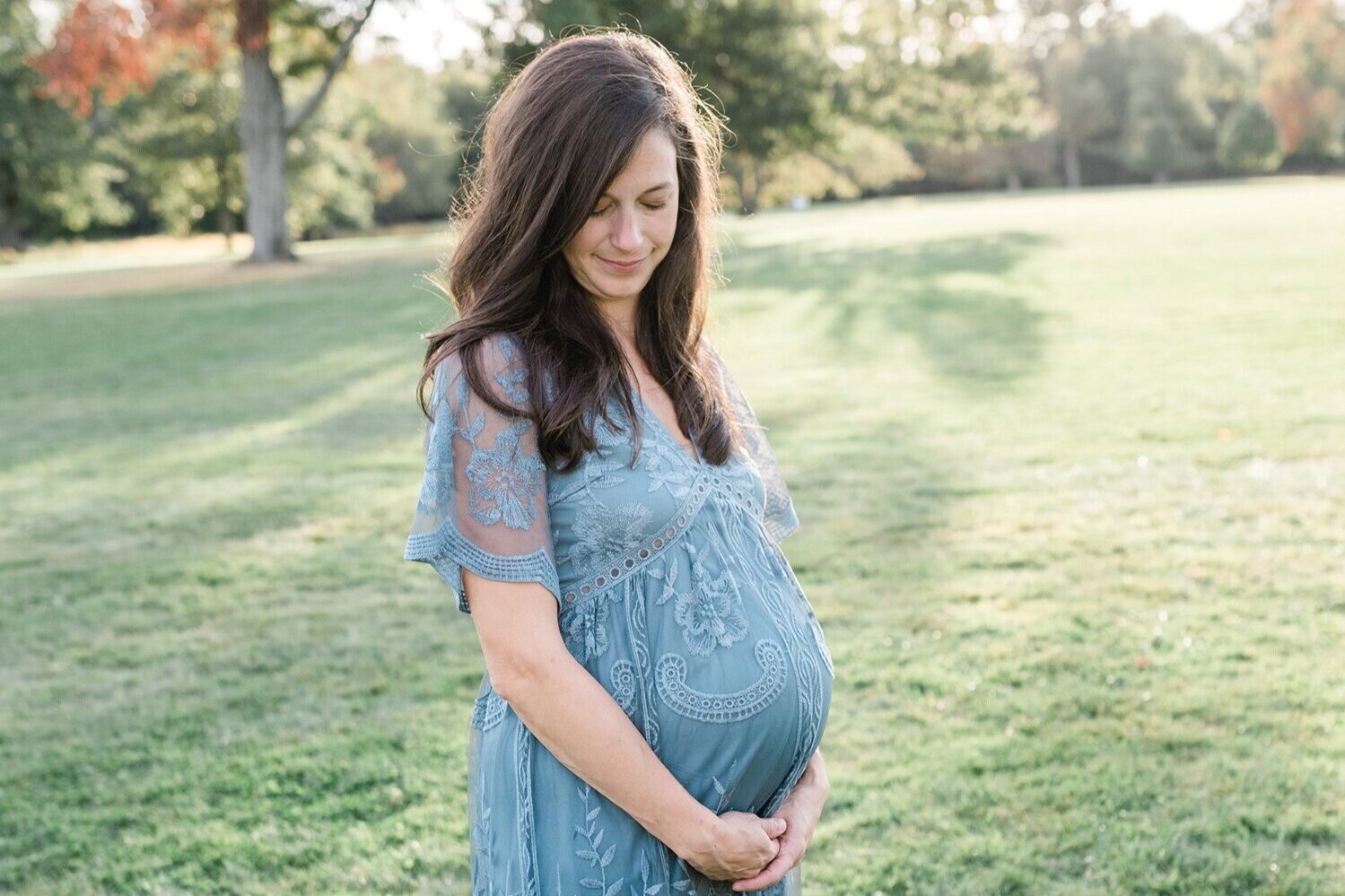 Field Maternity Session, New Canaan, Darien, CT