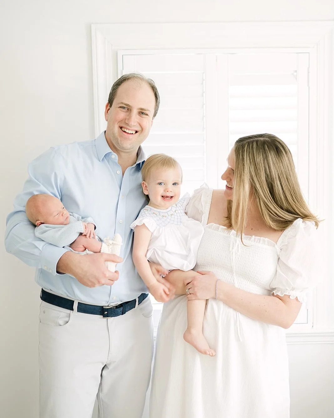 One day they will be looking for images with you in them. 
They won&rsquo;t be looking for how tiny and perfect they fit in your arms, they will want to see you. The way you looked at them, the way your love was written on your face. 

The photos are