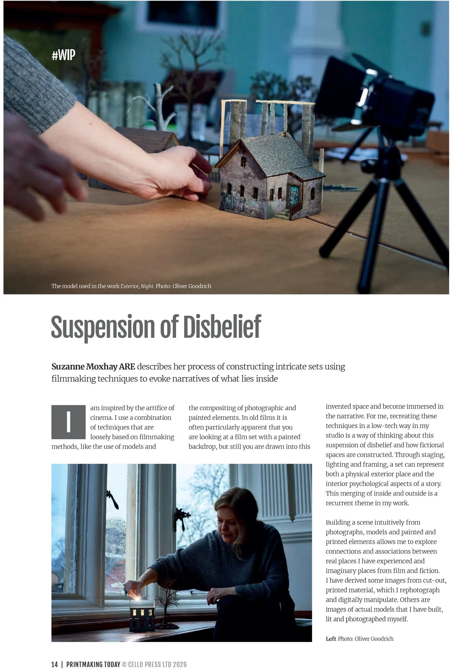 Suzanne Moxhay Printmaking Today interview