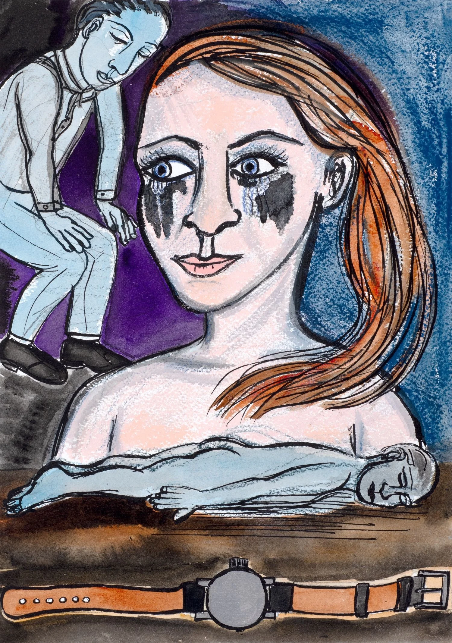 Eileen Cooper RA, Mascara, 2023 (framed)