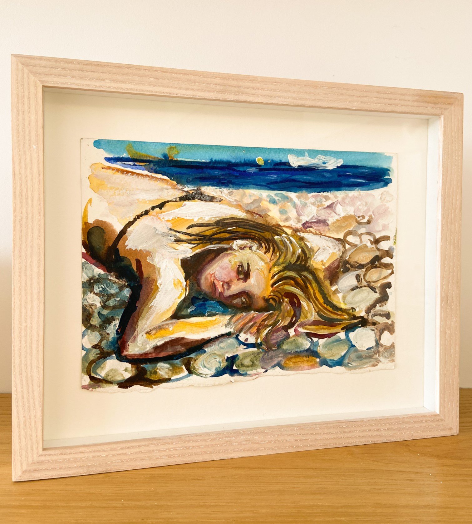 Alice-Macdonald-Ileana-on-the-shore-framed-Oliver-Projects.jpg