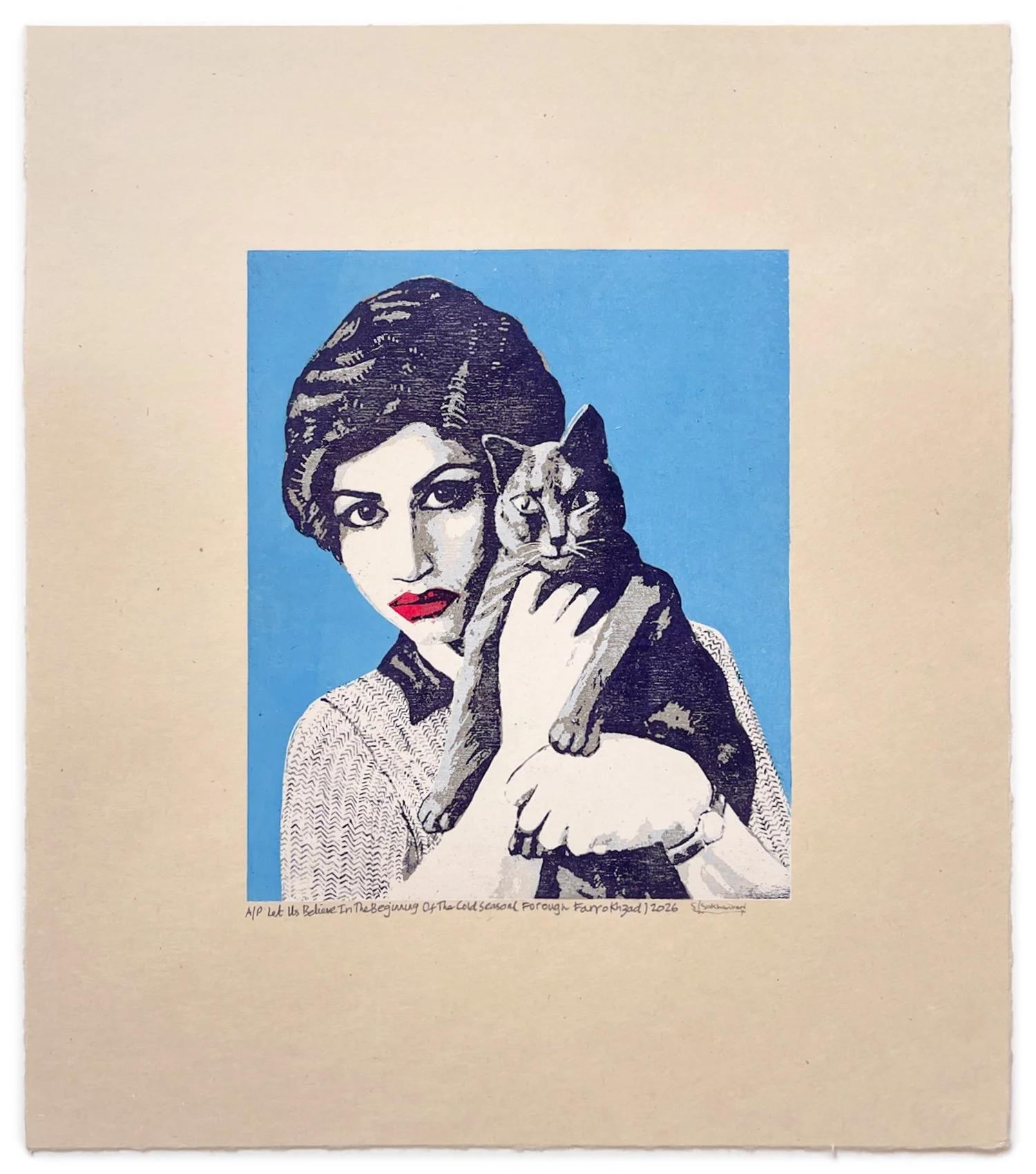 Soheila Sokhanvari, Let Us Believe in the Beginning of the Cold Season (Forough Farrokhzad), 2026