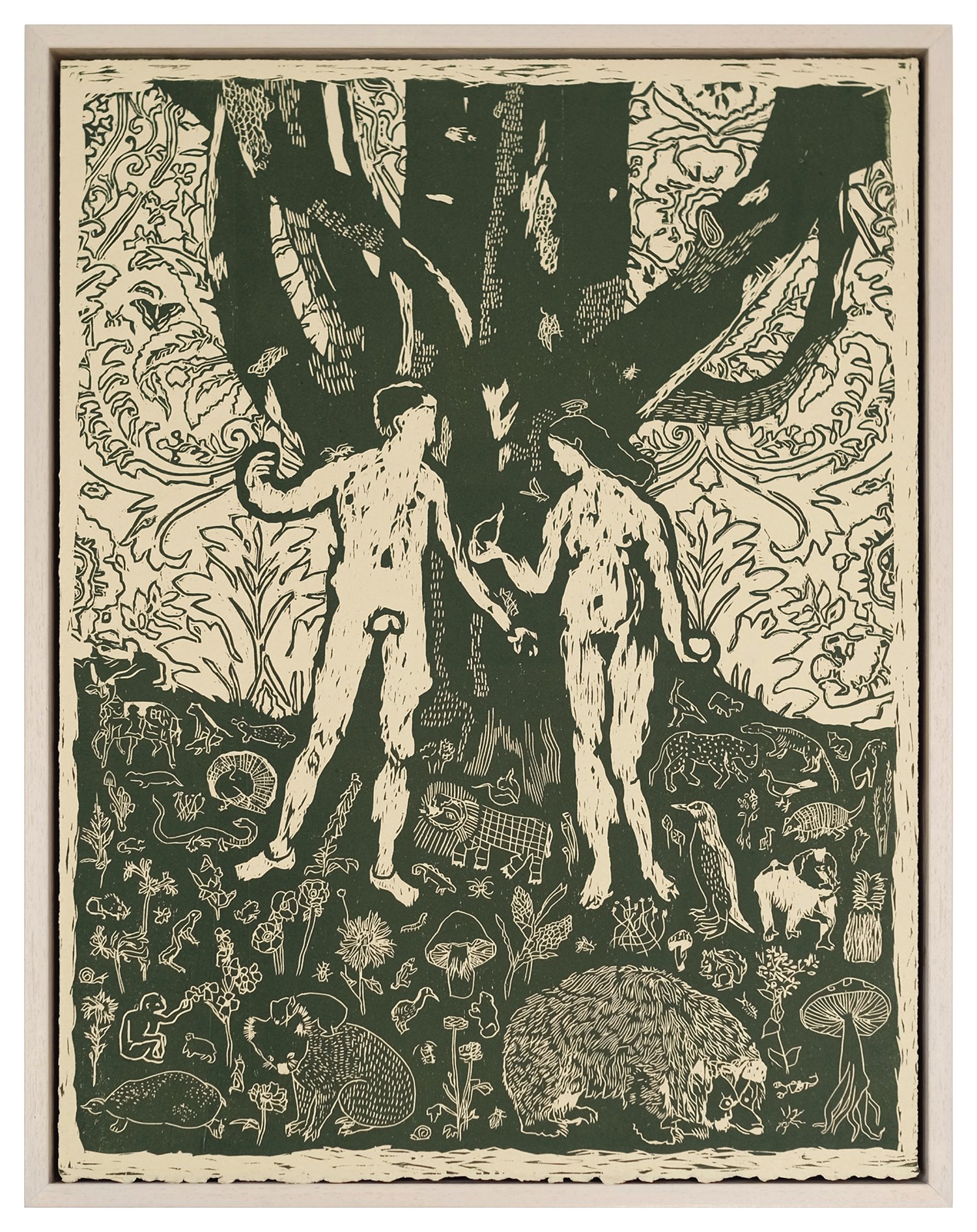 Jake Garfield, Man and Woman in Garden, 2026