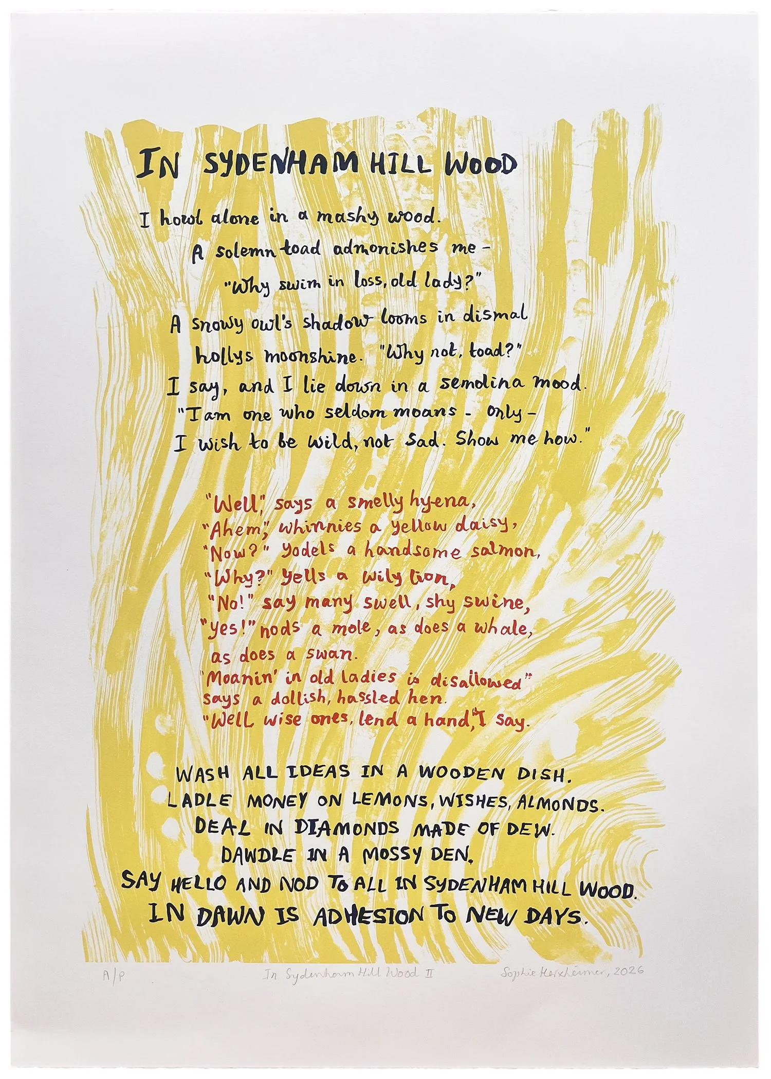 Sophie Herxheimer, In Sydenham Hill Wood 2, 2026