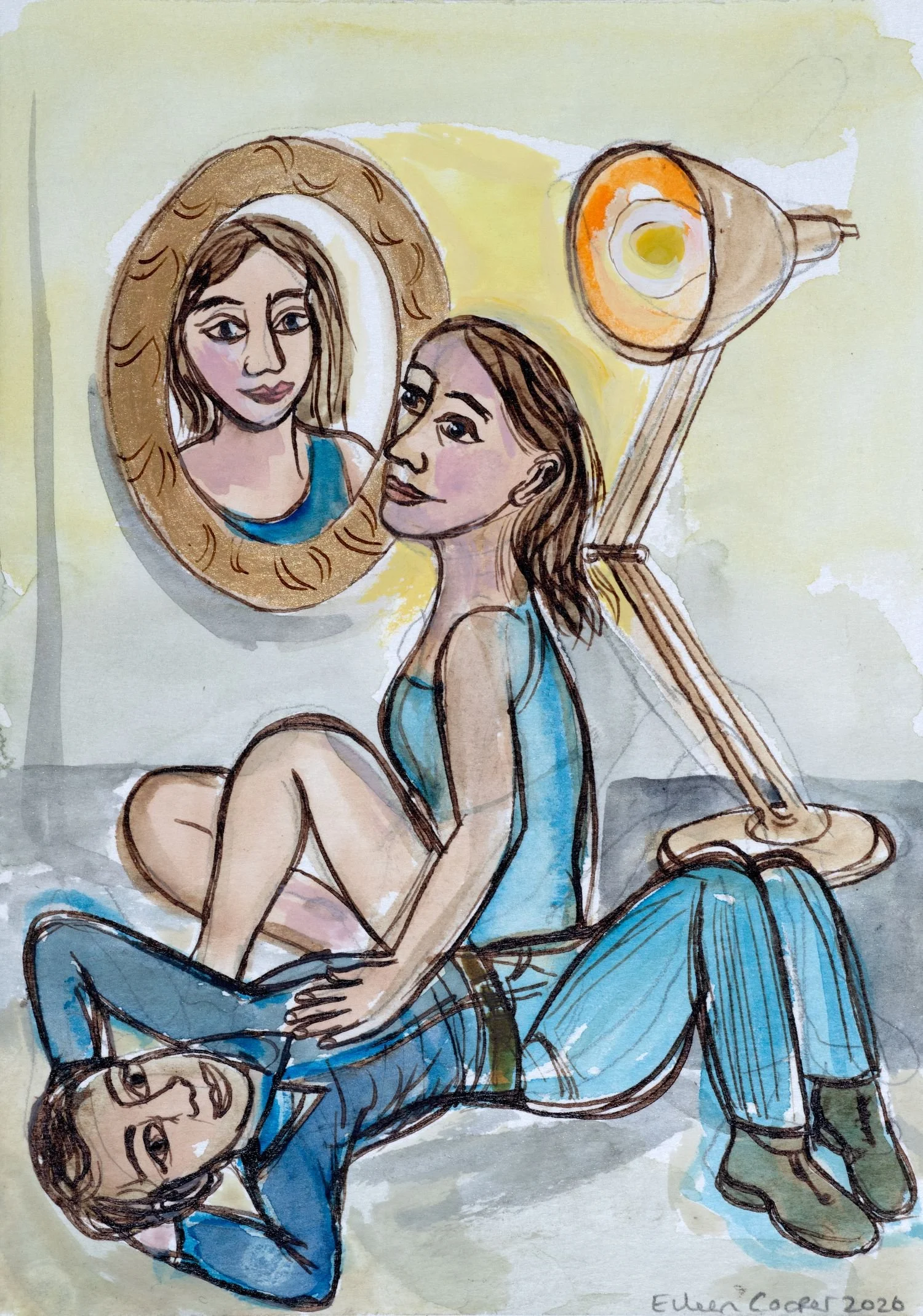 eileen-cooper-ra-2026-small-reflection-ii-ink-watercolour-21x15cm-oliver-projects-gallery.jpg