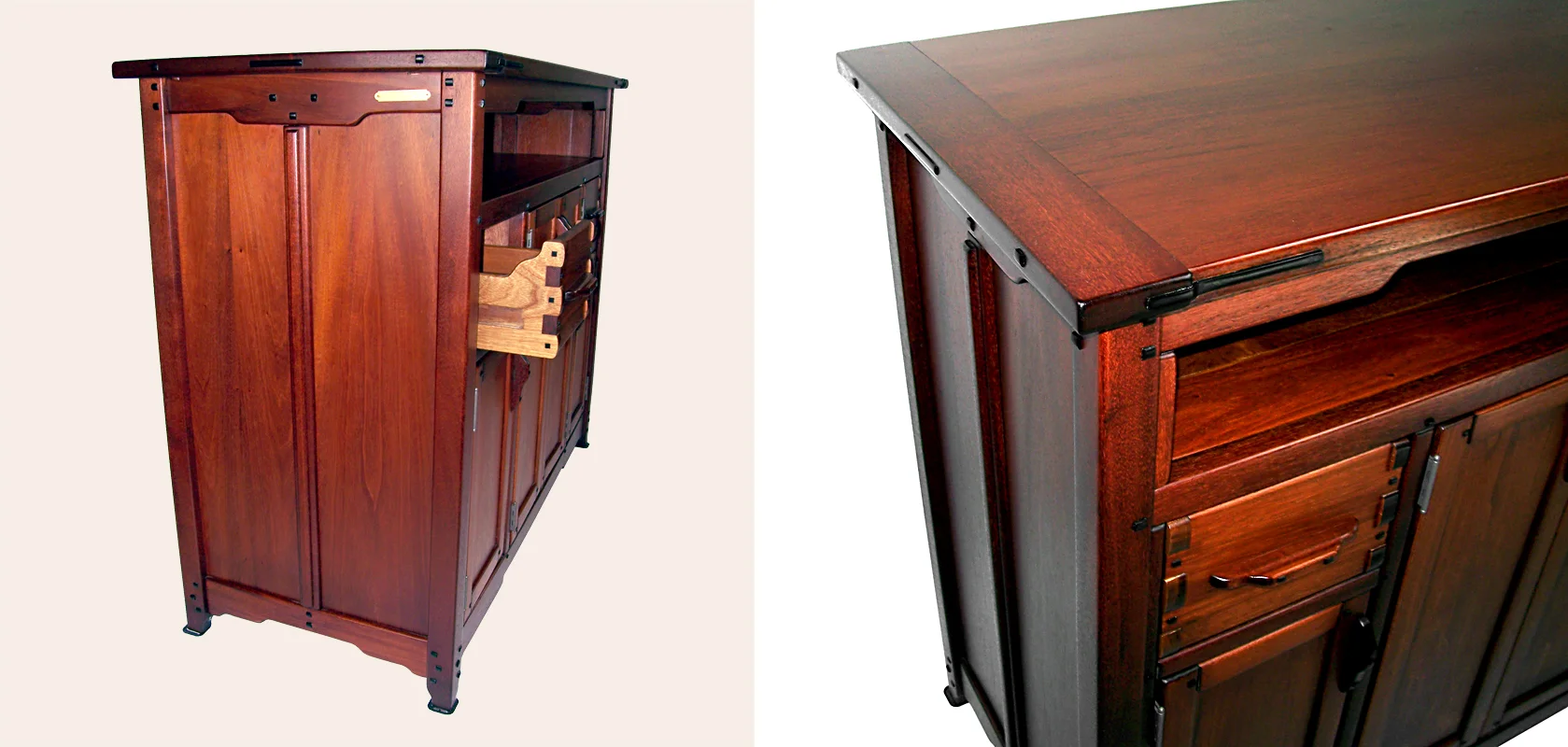 Handcrafted Console - Top View and Joins