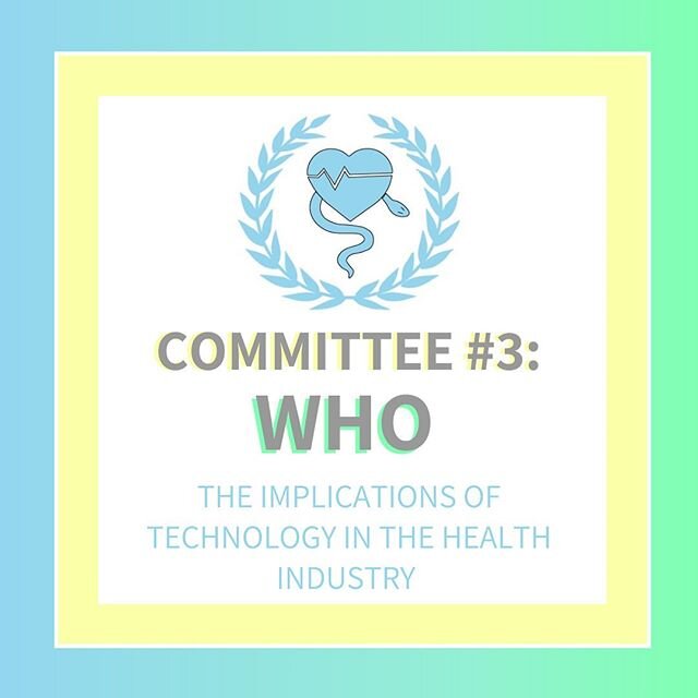 Presenting the World Health Organization committee, one of SICMUN Online's wonderful committees. The topic for this committee is The Implications of Technology in the Health Industry. 
Register now to participate in SICMUN Online by going to www.sicm