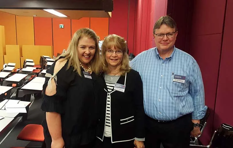 The experience of meeting other people that struggle the same way, is invigorating. Meeting friends from America Mark Patterson, MD. PhD and Deborah Patterson, Founders of Narcolepsy Bedrace, Day4NAPS,