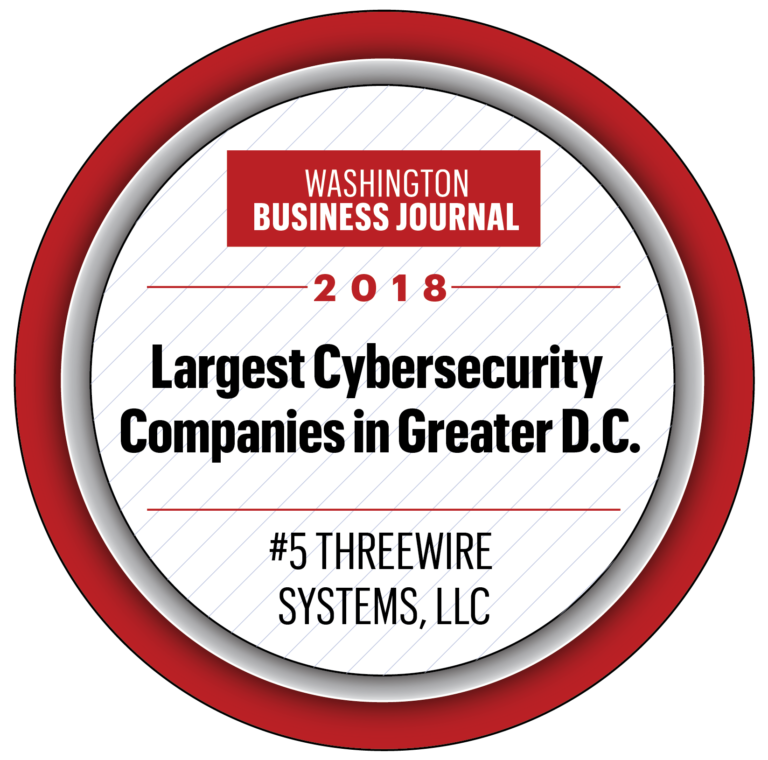 Three Wire Systems #5 on the Largest Cybersecurity Companies in Greater D.C.