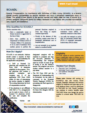 Special Compensation for Assistance with Activities of Daily Living (SCAADL)